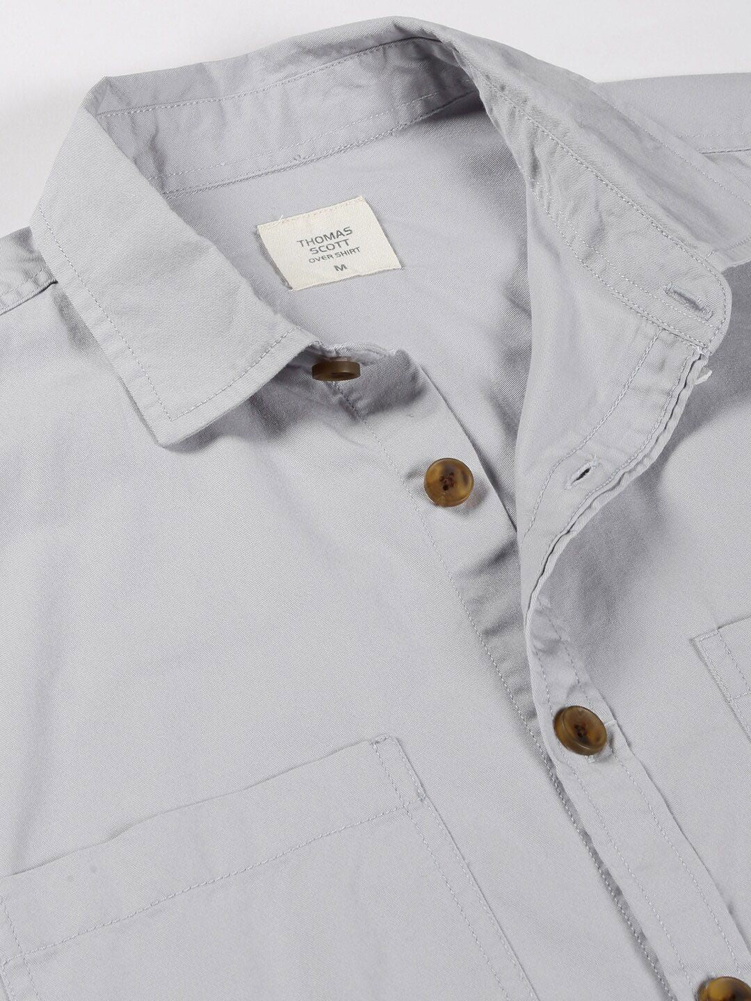 Thomas Scott Smart Pure Cotton Oversized Casual Shirt