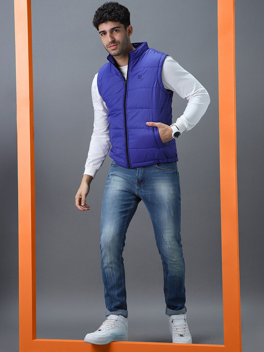 Urbano Fashion Men Gilet Puffer Jacket