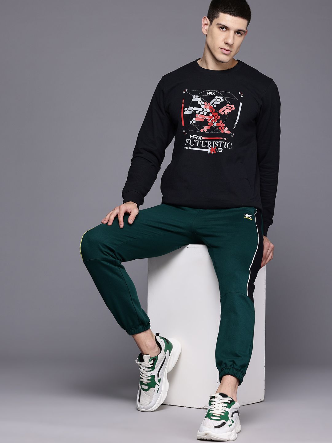 HRX by Hrithik Roshan Printed Lifestyle Sweatshirt