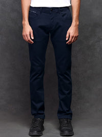 RARE RABBIT Men Satinx Slim Fit Mid-Rise Jeans