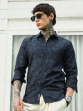 Campus Sutra Striped Slim Fit Cotton Casual Shirt