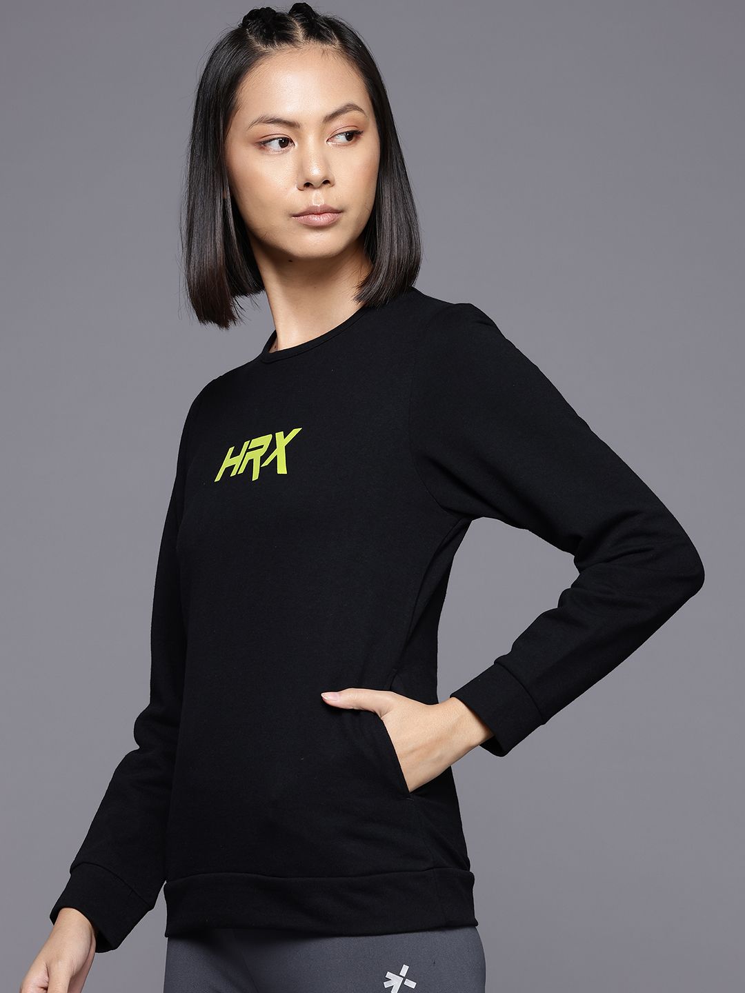 HRX by Hrithik Roshan Printed Training Sweatshirt
