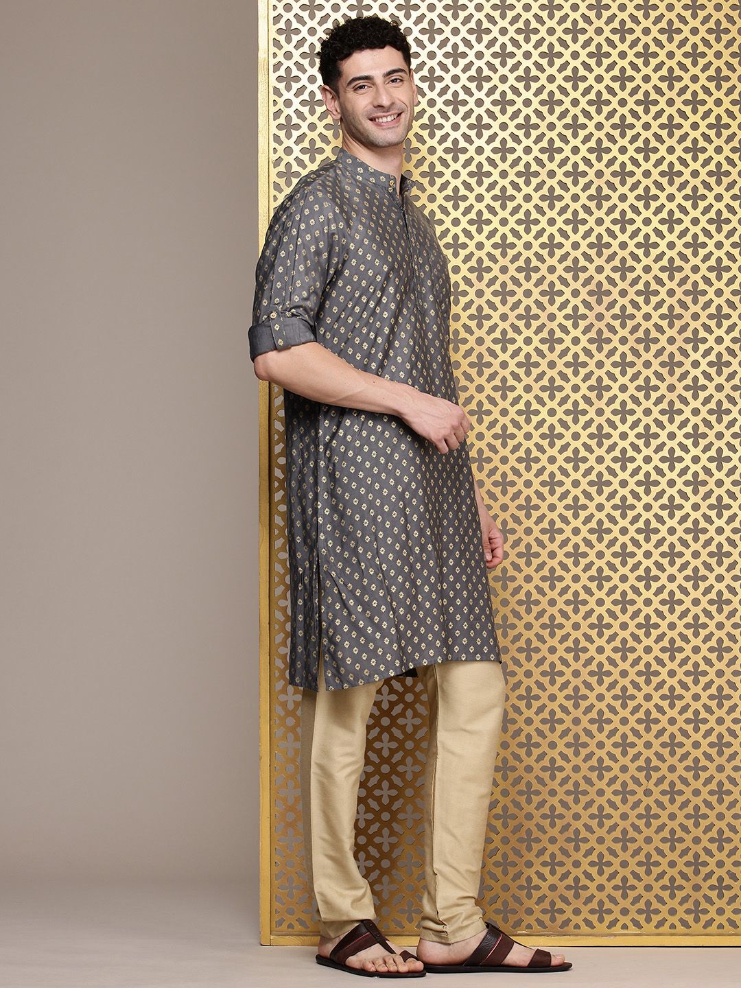 House of Pataudi Ethnic Motifs Printed Jashn Kurta