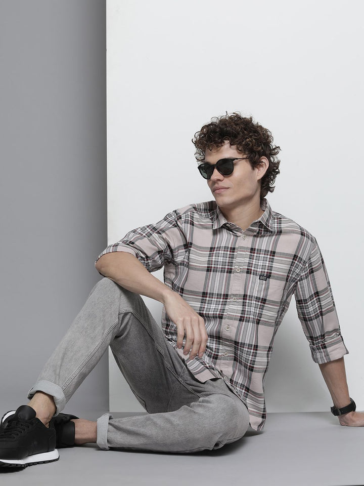 The Indian Garage Co Men Grey Slim Fit Light Fade Stretchable Jeans