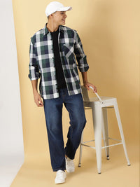 Thomas Scott Classic Tartan Checks Opaque Checked Cotton Casual Shirt