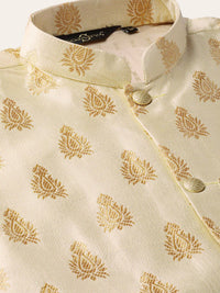 SOJANYA Mandarin Collar Regular Kurta With Pyjamas & Nehru Jacket