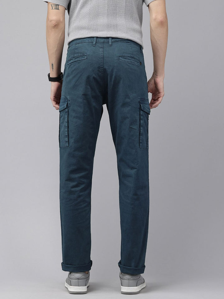 SPYKAR Men Slim Fit Cargos Trousers