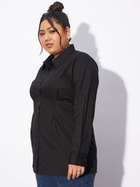 SASSAFRAS Curve Plus Size Pure Cotton Casual Shirt