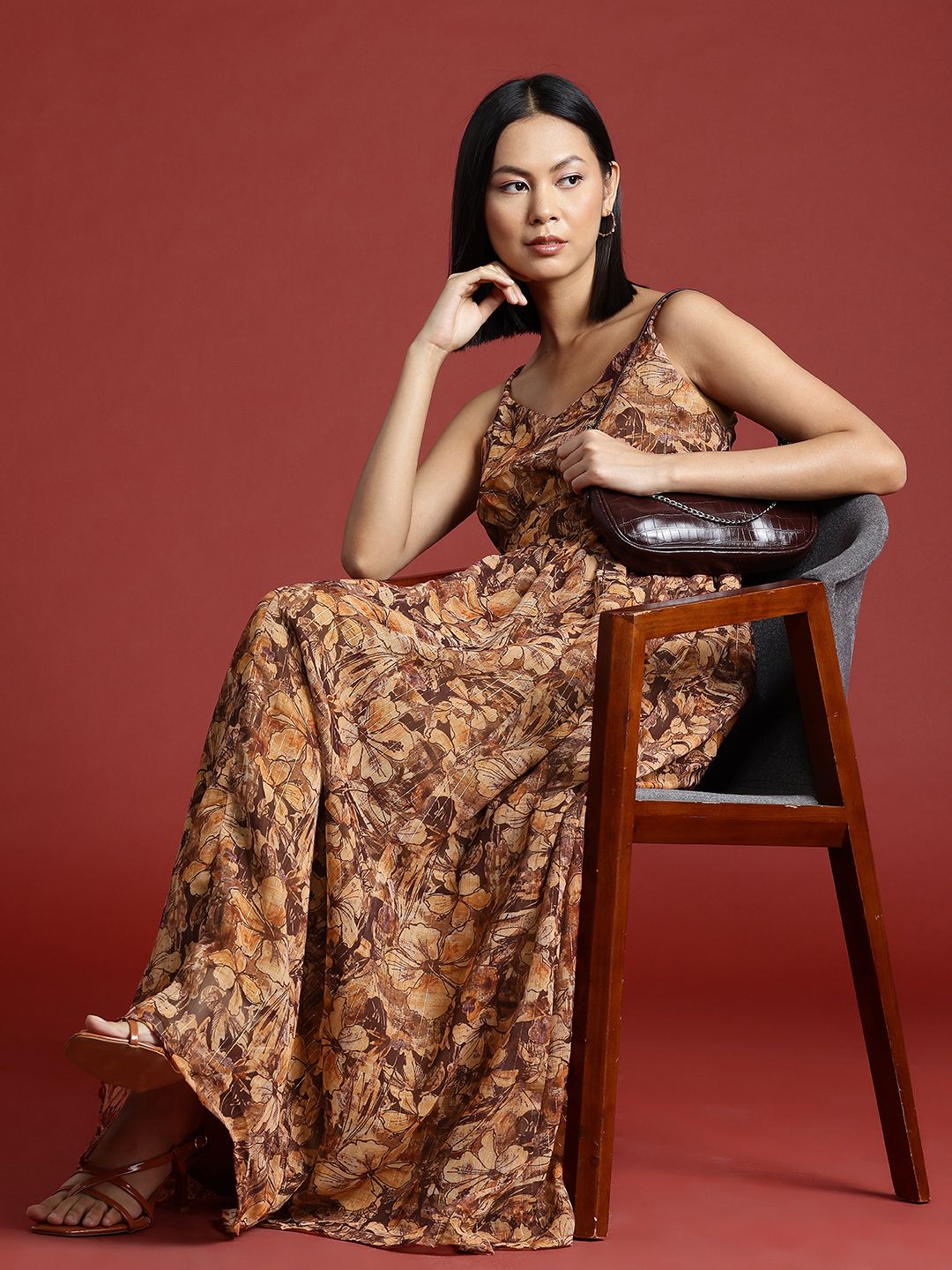 all about you Floral Print Maxi Dress