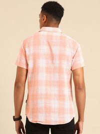 Being Human Slim Fit Checked Pure Cotton Casual Shirt