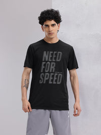 HRX by Hrithik Roshan Rapid-Dry Typography Print Running T-shirt