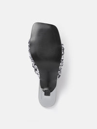 Lino Perros Sequin Embellished Slim Heels