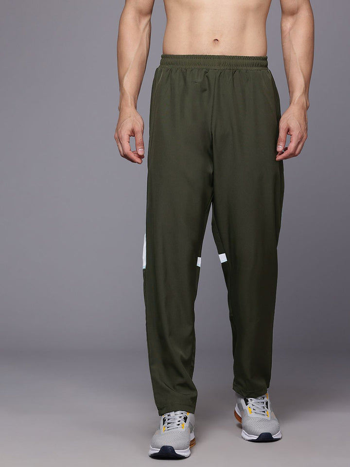 HRX by Hrithik Roshan Men Colourblocked Rapid-Dry Running Track Pants