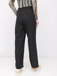 DressBerry Women Power Play Straight Fit Trousers
