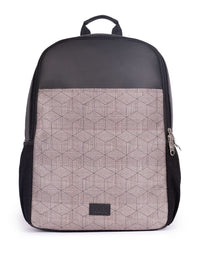 ZOUK Men Geometric Printed Water Resistance Backpack Up to 16 inch