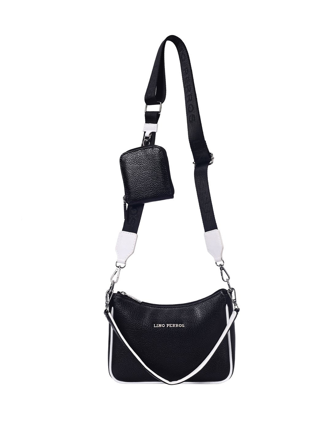 Lino Perros Textured Structured Shoulder Bag