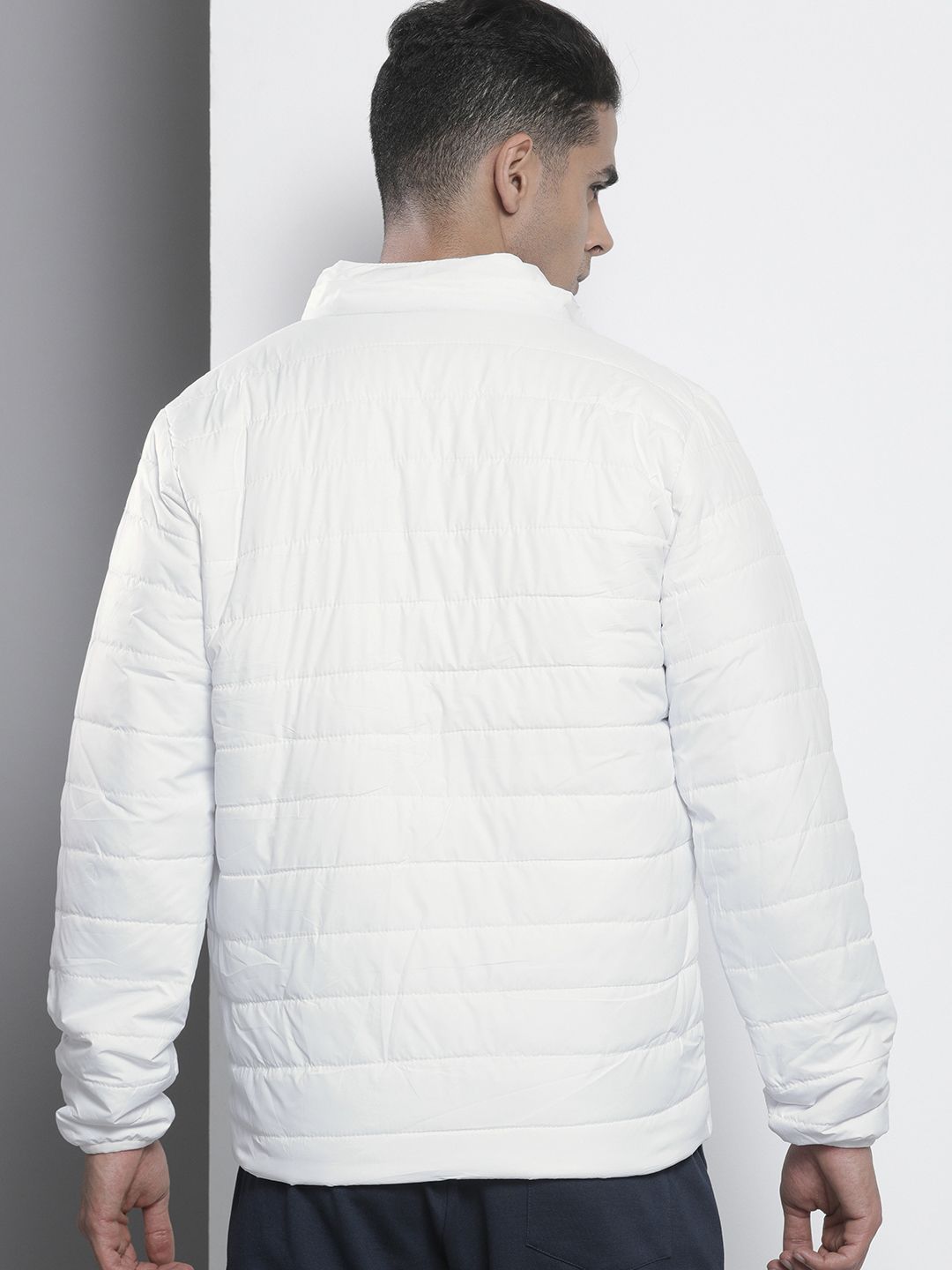 The Indian Garage Co Men Zip-Front Puffer Jacket with Detachable Hood
