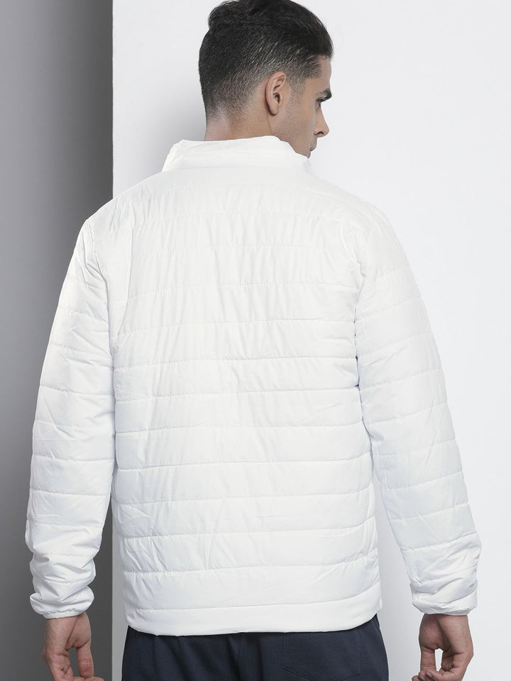The Indian Garage Co Men Zip-Front Puffer Jacket with Detachable Hood