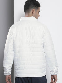 The Indian Garage Co Men Zip-Front Puffer Jacket with Detachable Hood