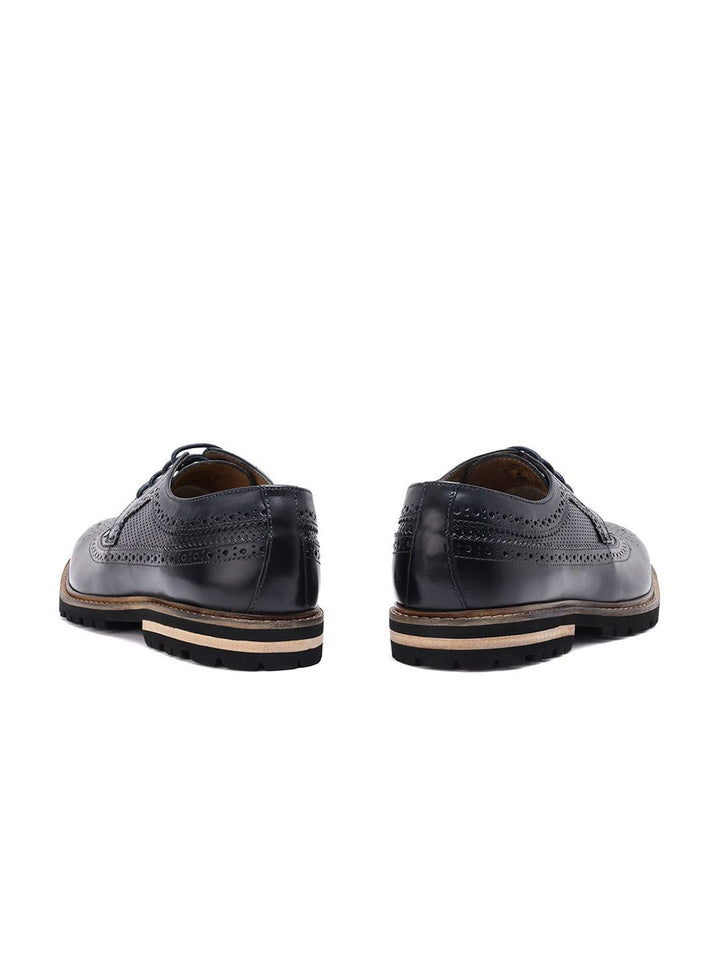 RARE RABBIT Men Formal Textured Brogues