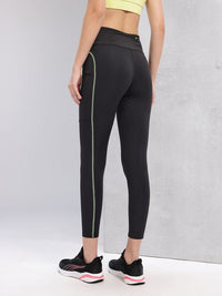 HRX by Hrithik Roshan Women Typography Printed Rapid-Dry Cropped Running Tights