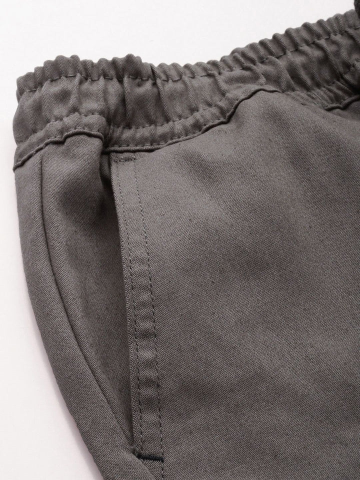 The Indian Garage Co Men Solid Slim Fit Joggers