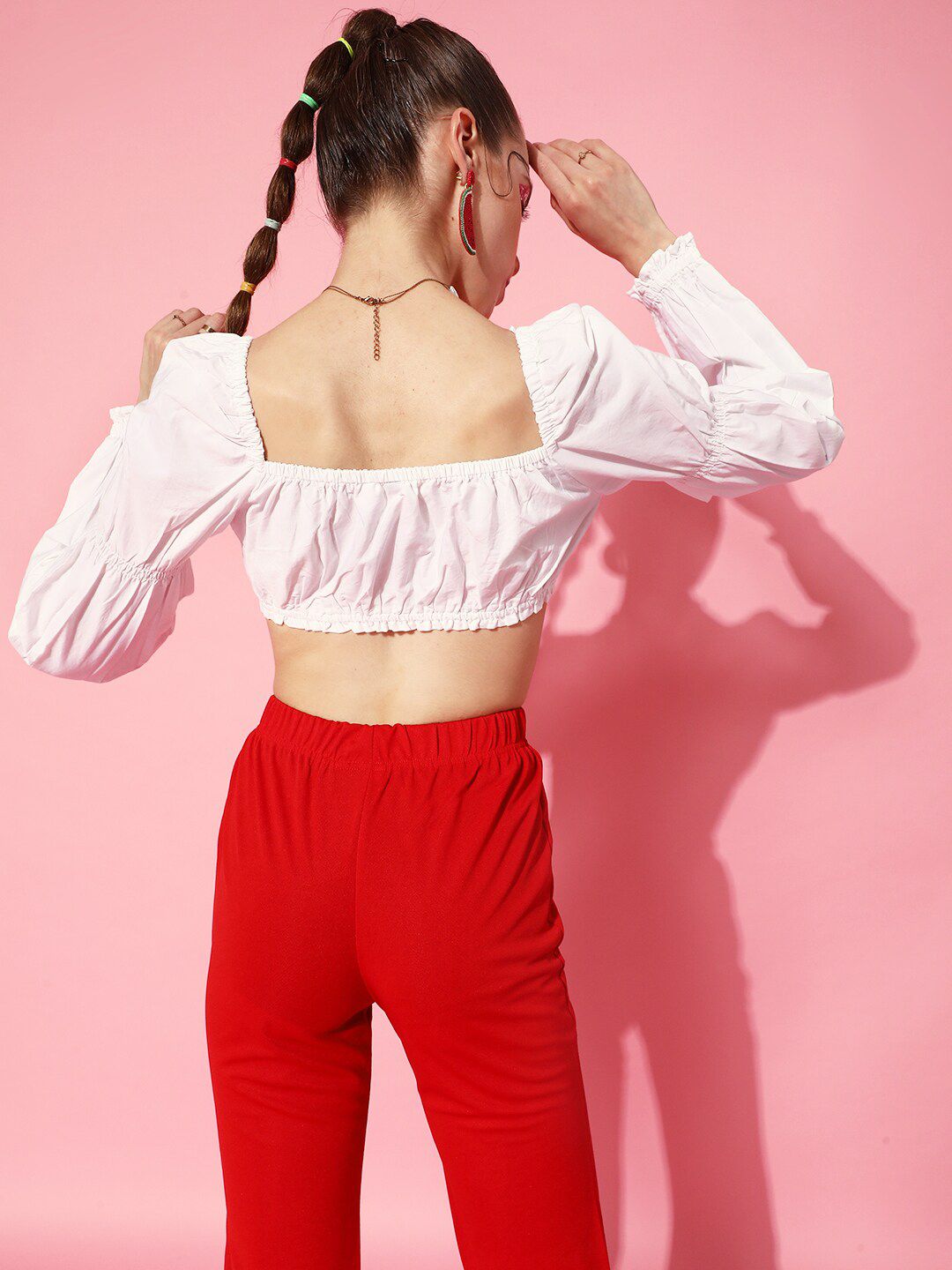 STREET 9 White Solid Top