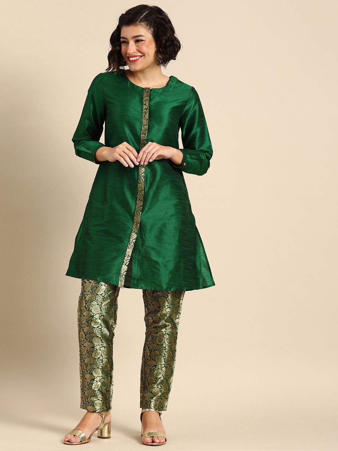 Anouk Women Regular Kurta With Trousers