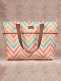 ZOUK Pink Self Design Sustainable Tote Bag