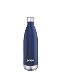 Pexpo Electro Denim Blue Thermosteel ISI Certified 24 Hrs Hot Flask Water Bottle 500ml