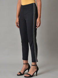 W Women Mid-Rise Regular Fit Cotton Trousers
