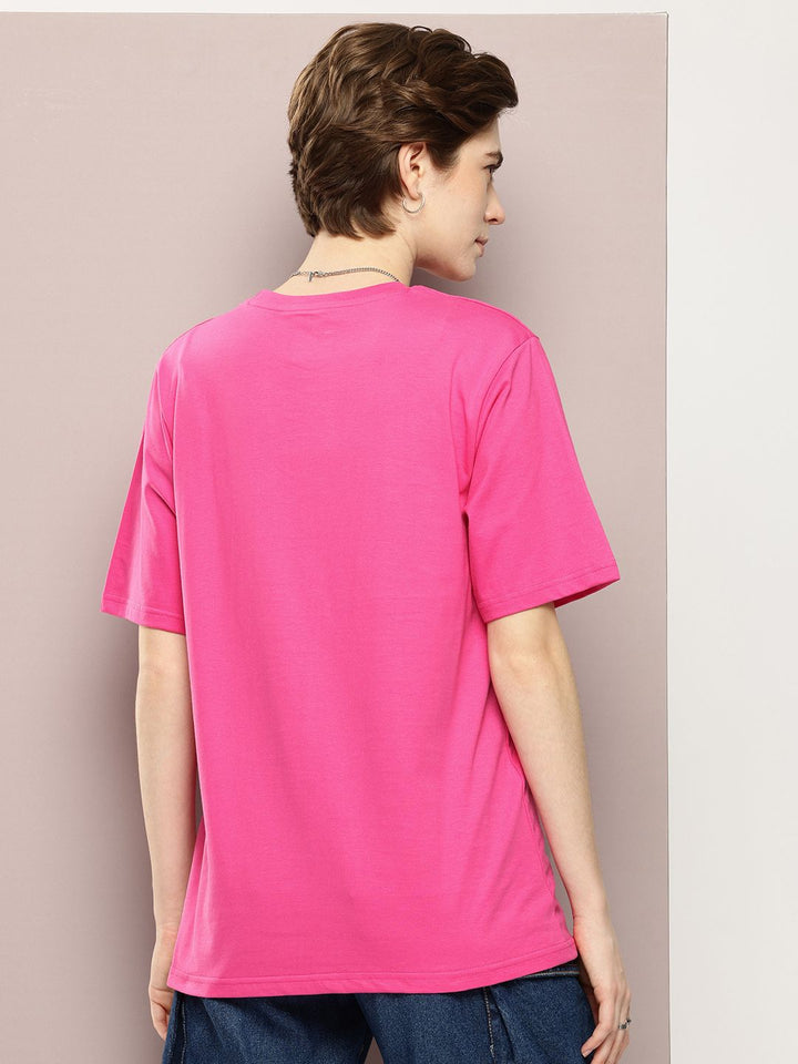 DILLINGER Pure Cotton Graphic Printed Drop-Shoulder Sleeves Relaxed Fit T-shirt