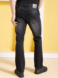 The Indian Garage Co Men Bootcut Clean Look Mid-Rise Stretchable Jeans