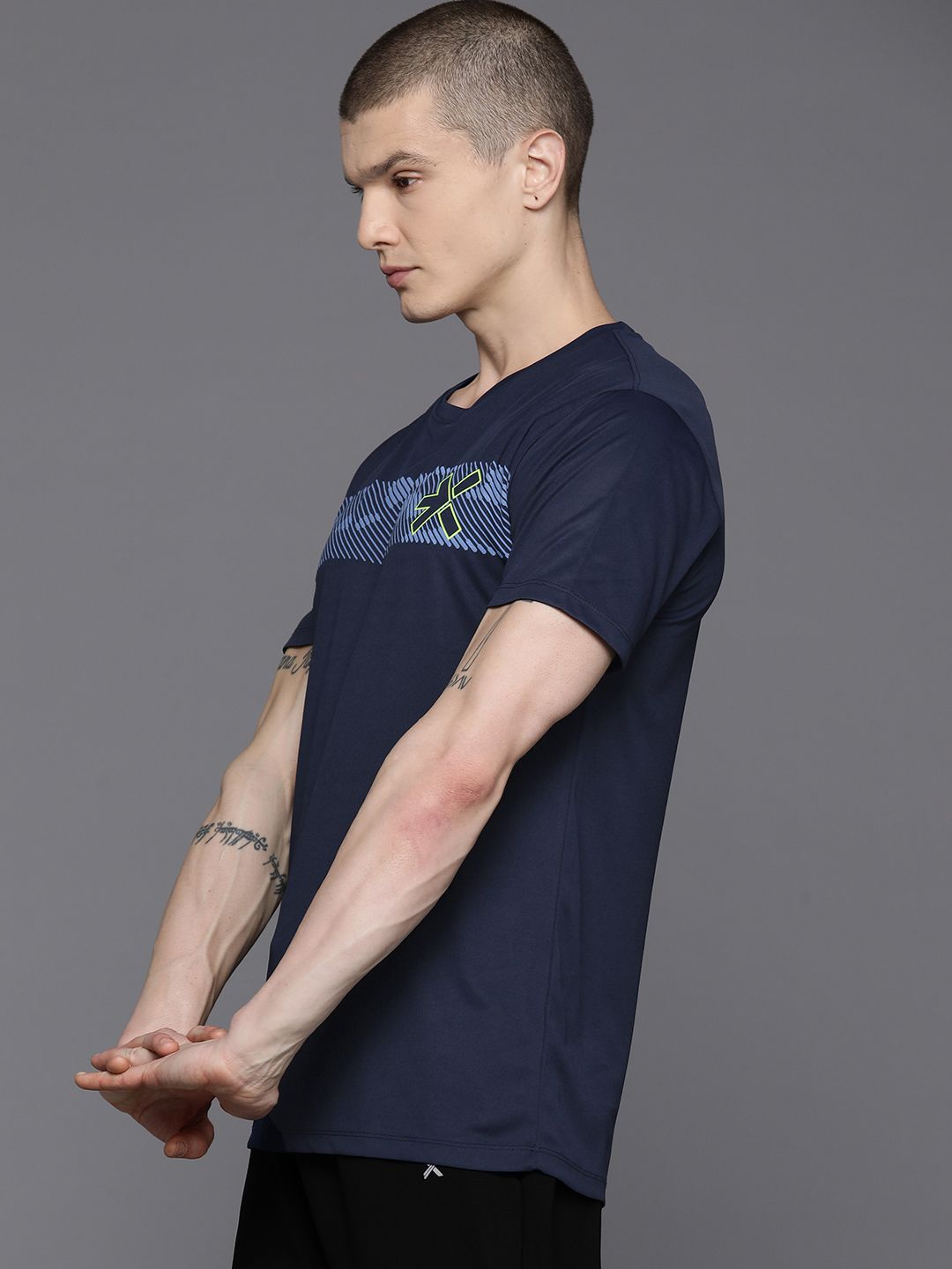 HRX by Hrithik Roshan Printed Training T-shirt