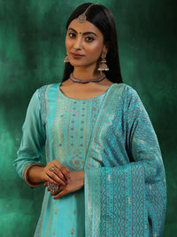 Libas Women Ethnic Motifs Regular Kurta with Trousers & With Dupatta