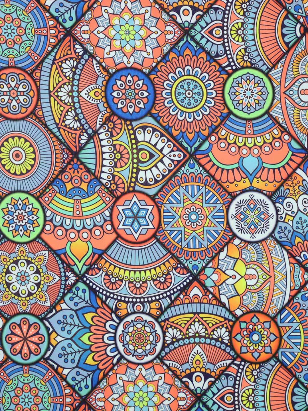Cortina Multicoloured Single Printed Door Curtain