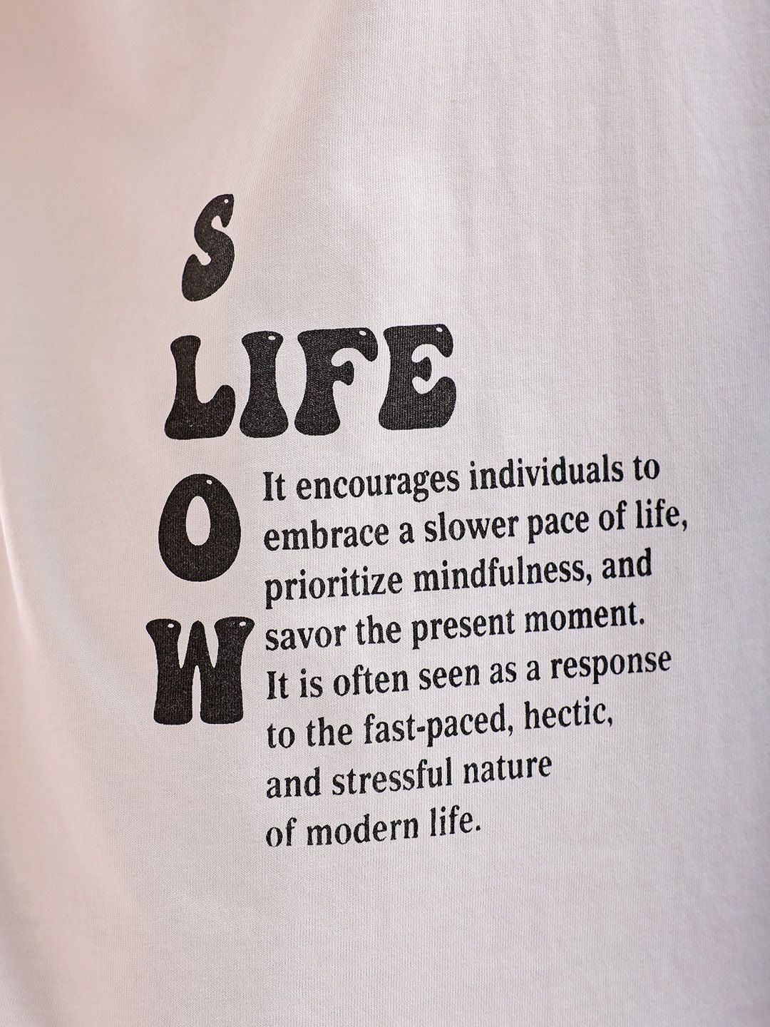 The Indian Garage Co Back Printed Pure Cotton Oversized Round Neck T-shirt