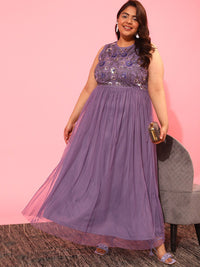 CURVY STREET Net Sheath Dress