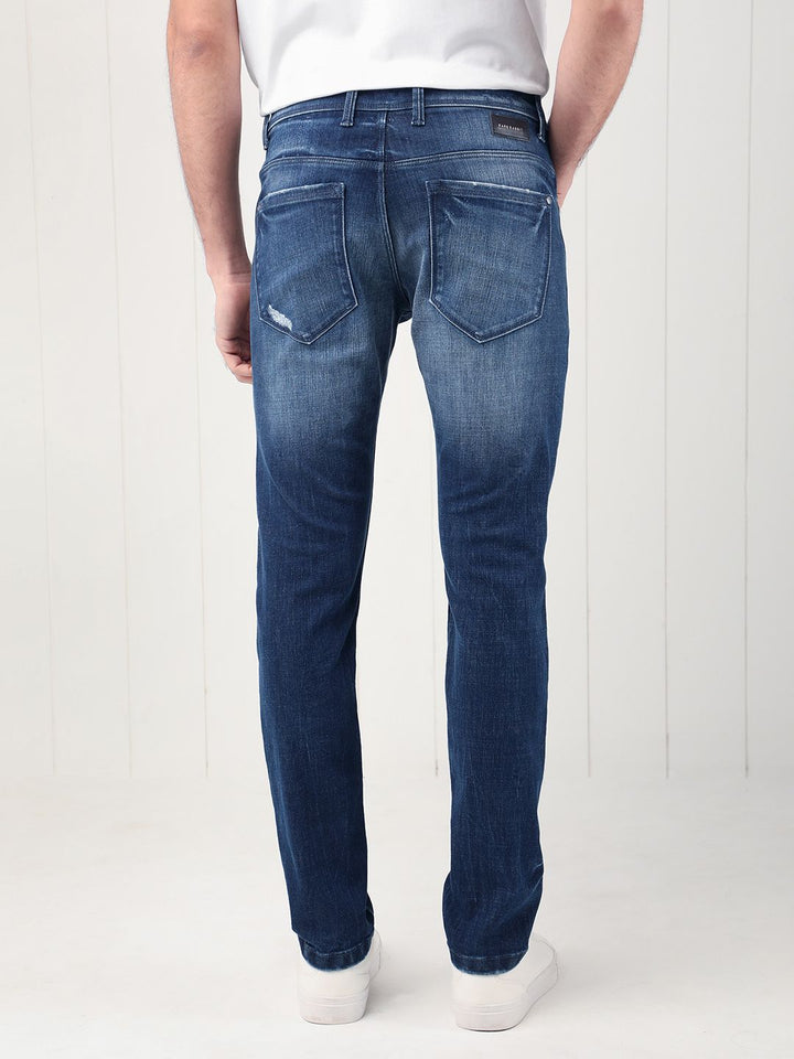 RARE RABBIT Men Grimm Slim Fit Ed Cotton Jeans