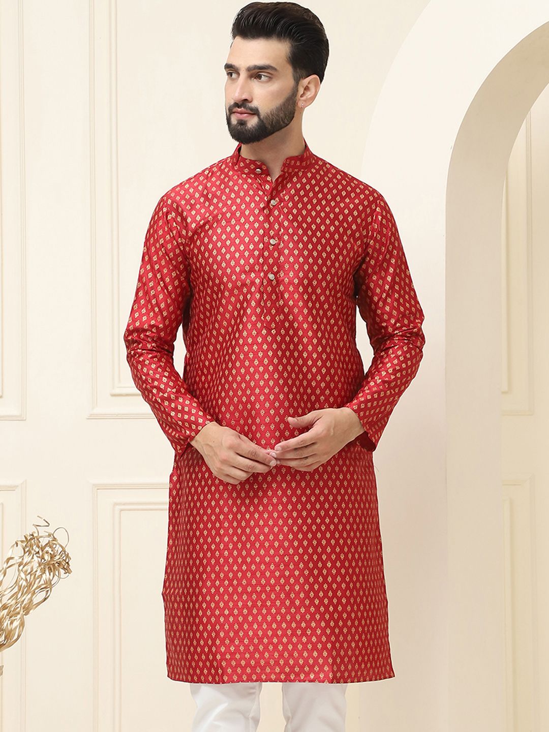 SOJANYA Men Ethnic Motifs Printed Kurta
