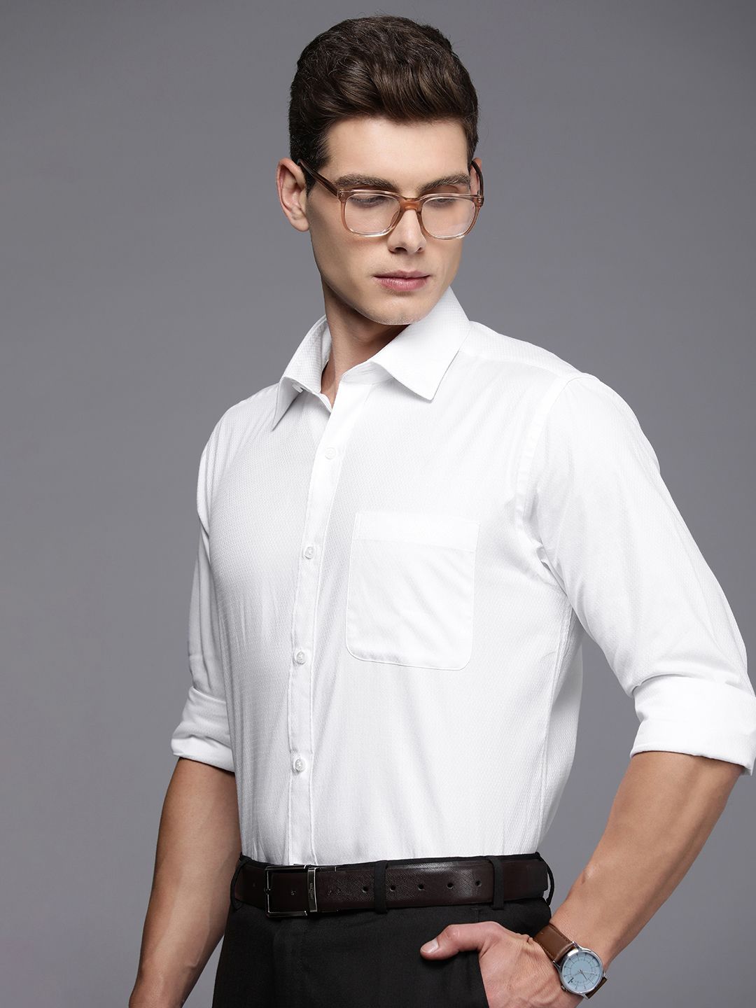 Raymond Slim Fit Pure Cotton Formal Shirt