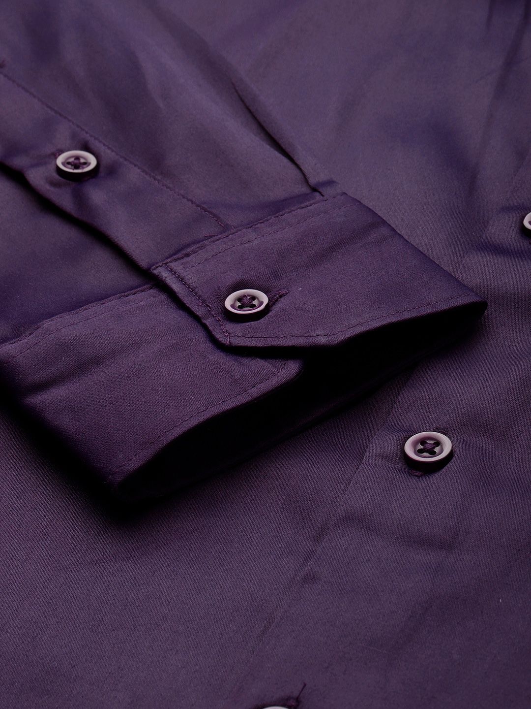 The Indian Garage Co Men Solid Slim Fit Opaque Formal Shirt