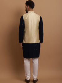 SOJANYA Sulam Kurta Kapas Tulen Biasa dengan Piyama