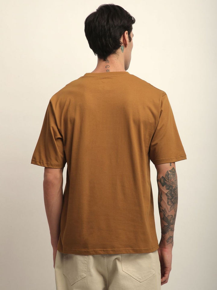 DILLINGER Men Short Sleeve Oversized Crew Neck Printed Tshirt