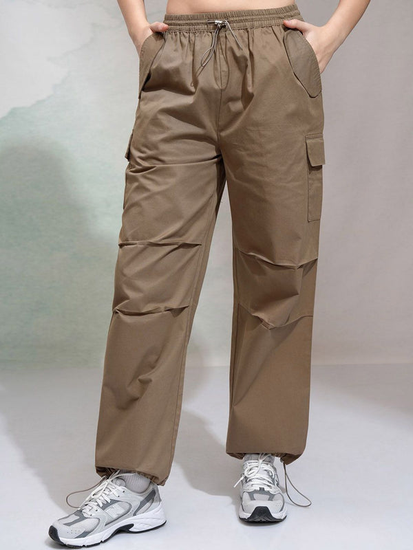Street By Tokyo Talkies Women Mid Rise Straight Fit Trouser