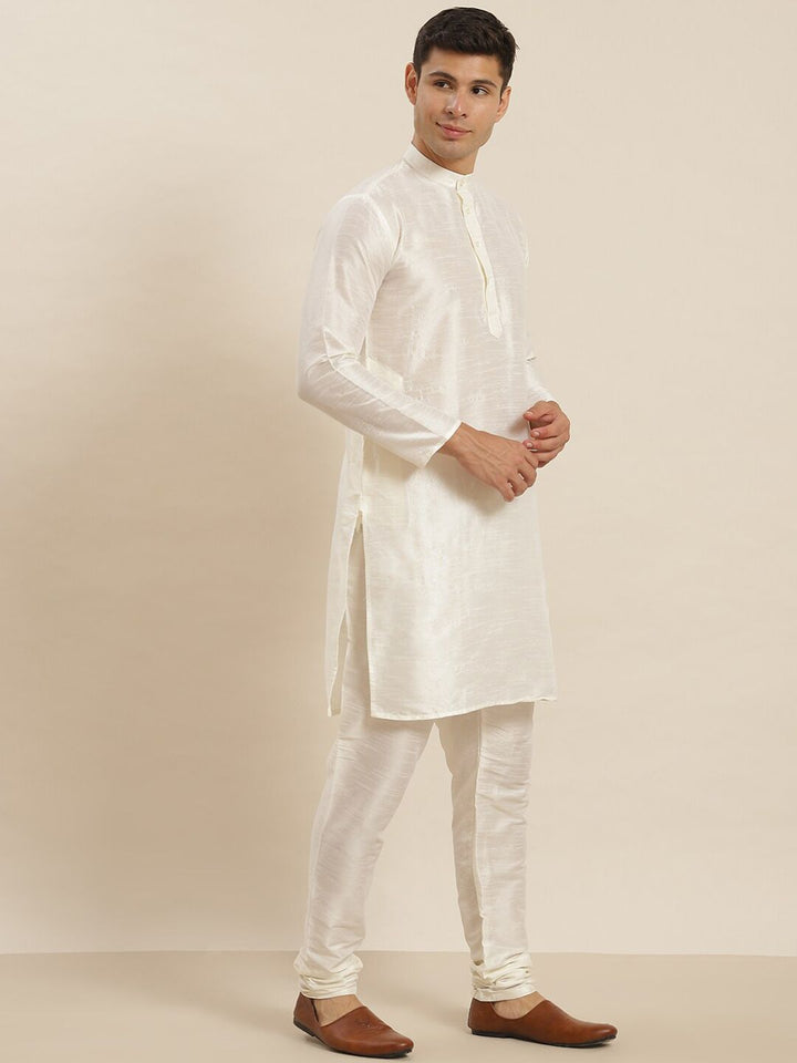 SOJANYA Kurta Biasa Kolar Mandarin Dengan Jaket Churidar & Nehru