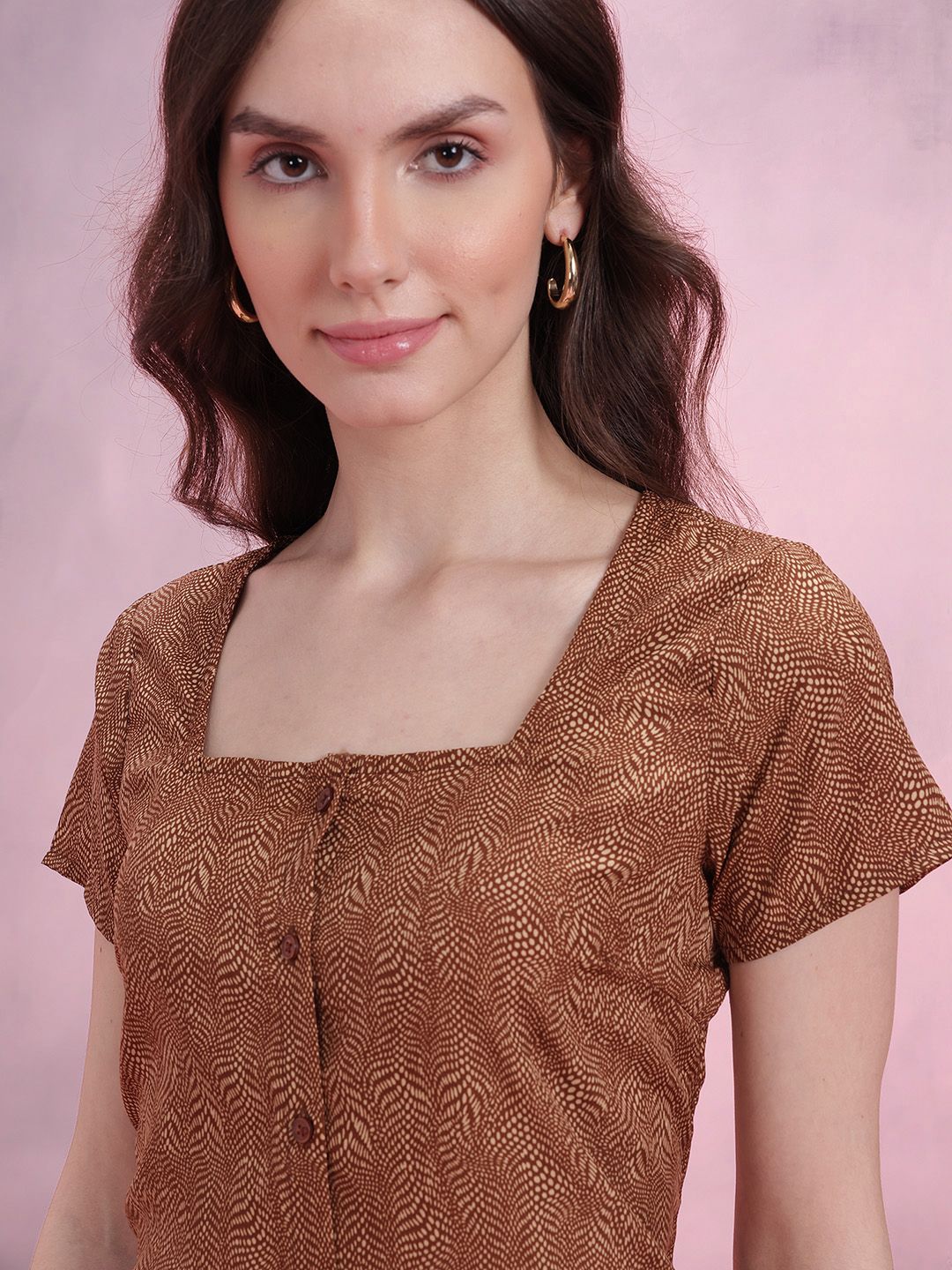 DressBerry Printed A-Line Mini Dress