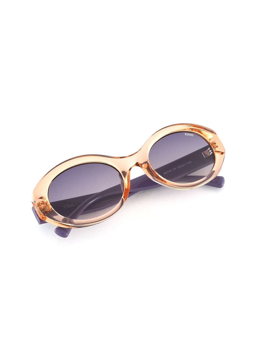Idee Wanita Cermin mata hitam bujur dengan lensa lensa UV IDS3116C3SG