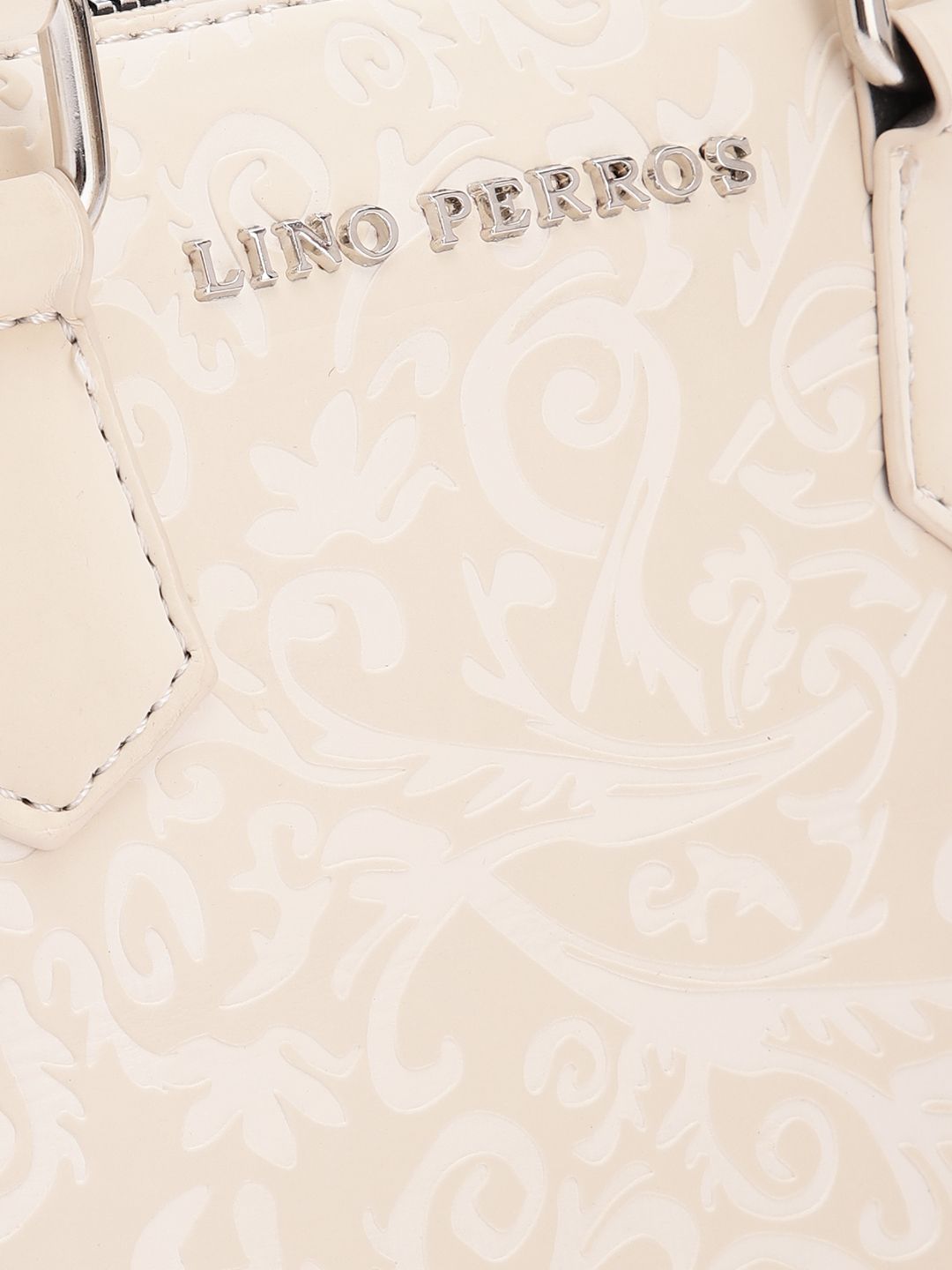 Lino Perros Women Floral Textured Structured Handheld Bag