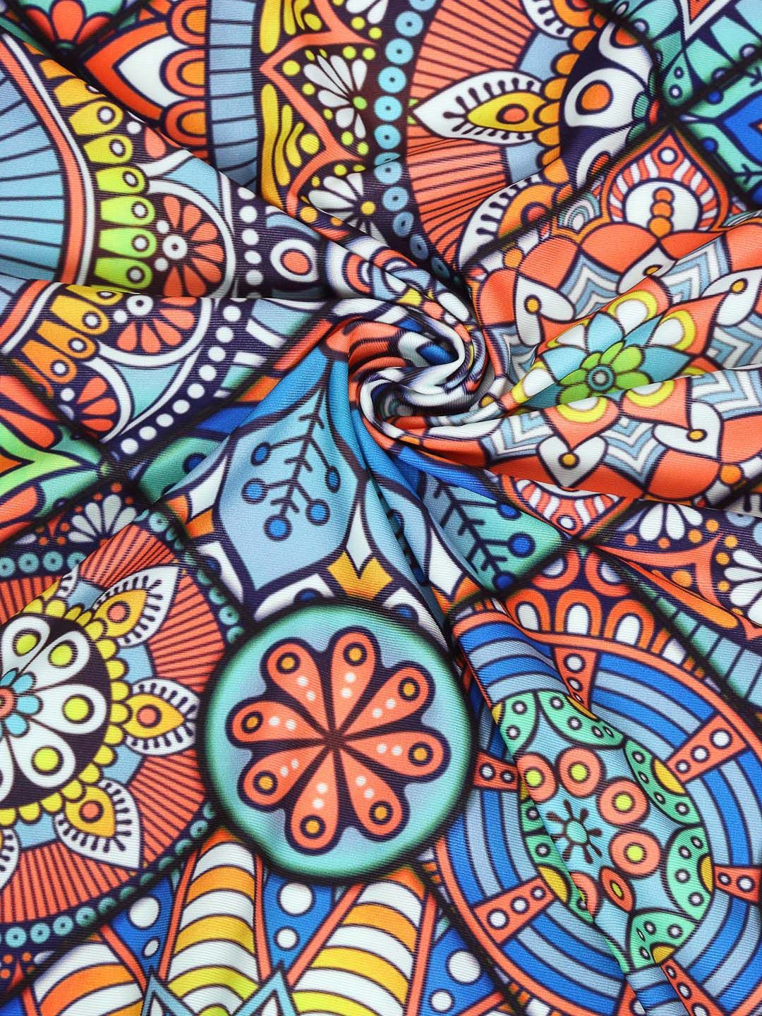 Cortina Multicoloured Single Printed Door Curtain